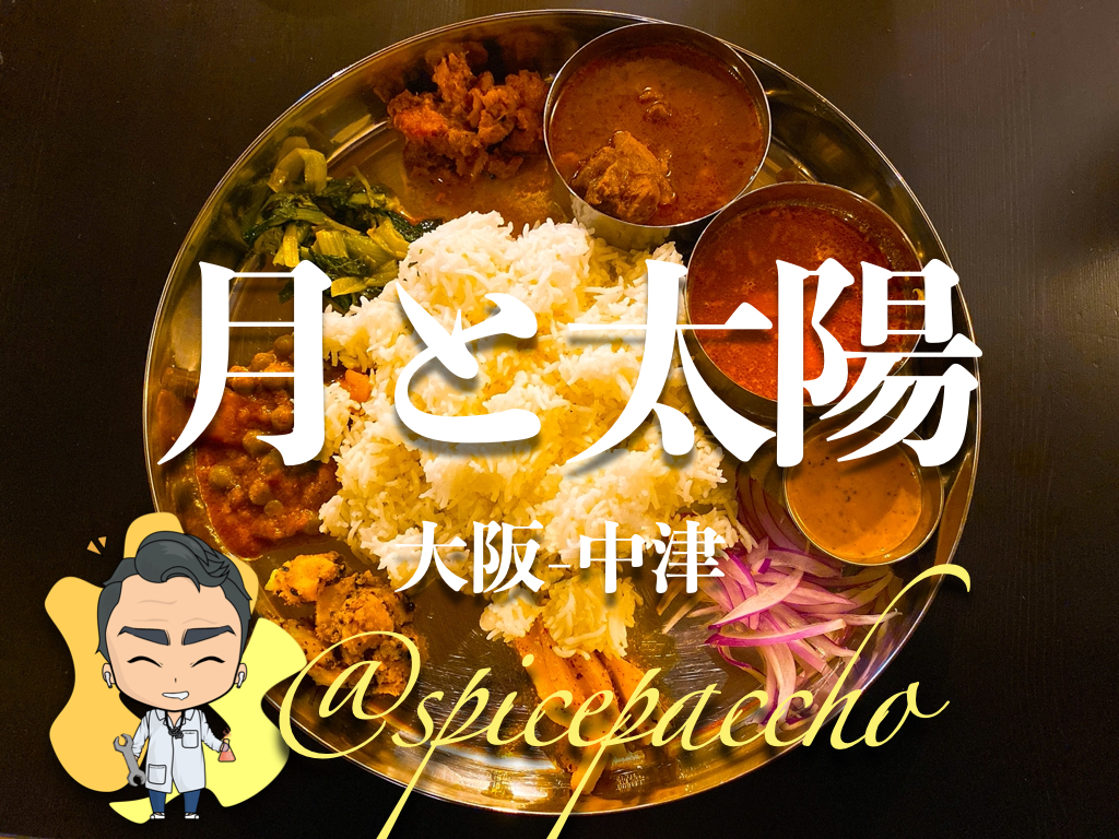 月と太陽 大阪 中津 本格ネパール式ダルバート 水牛が食べれるお店 スパイスパッチョ