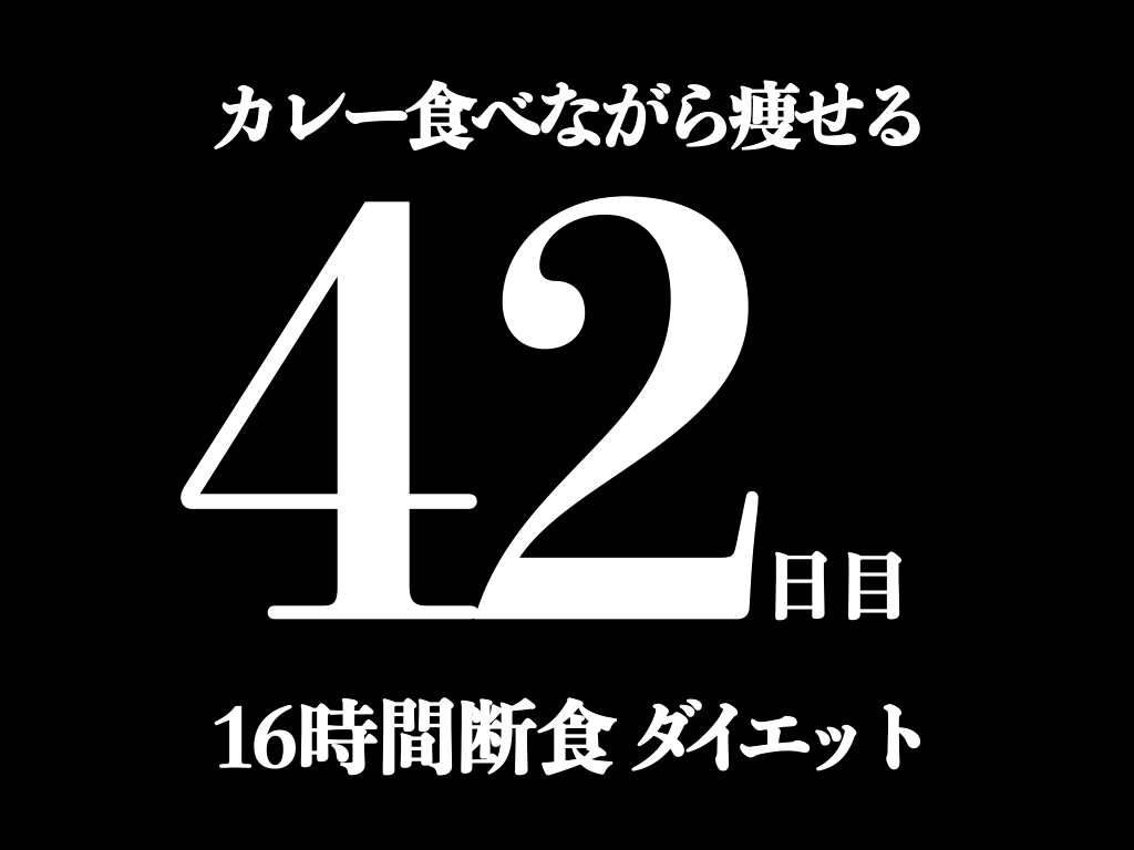 カレー食べながら痩せる 2ヵ月16時間断食ダイエット実践 42日目 スパイスパッチョ